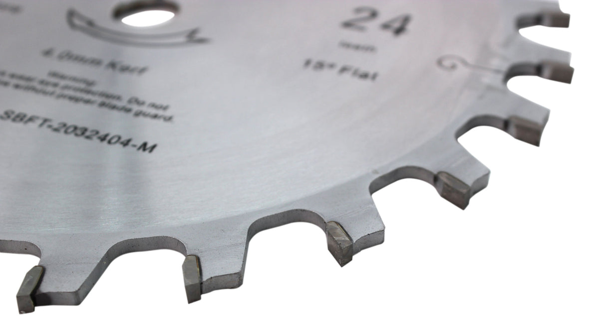 Torquata 203mm Diameter 16mm Bore 4mm Kerf Flat Top Circular Saw Blade