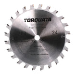 Torquata Set of 2 203mm Diameter 16mm Bore Flat-Top Saw Blades Plus Shims