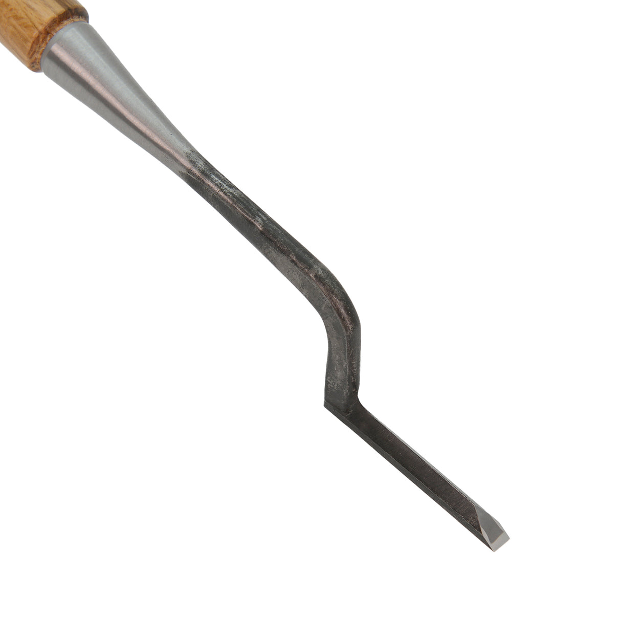 Yasaku Umeki Kotenomi Cranked-Neck Trowel Chisels White Paper Steel Red Oak Handle