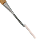 Yasaku Umeki Kotenomi Cranked-Neck Trowel Chisels White Paper Steel Red Oak Handle