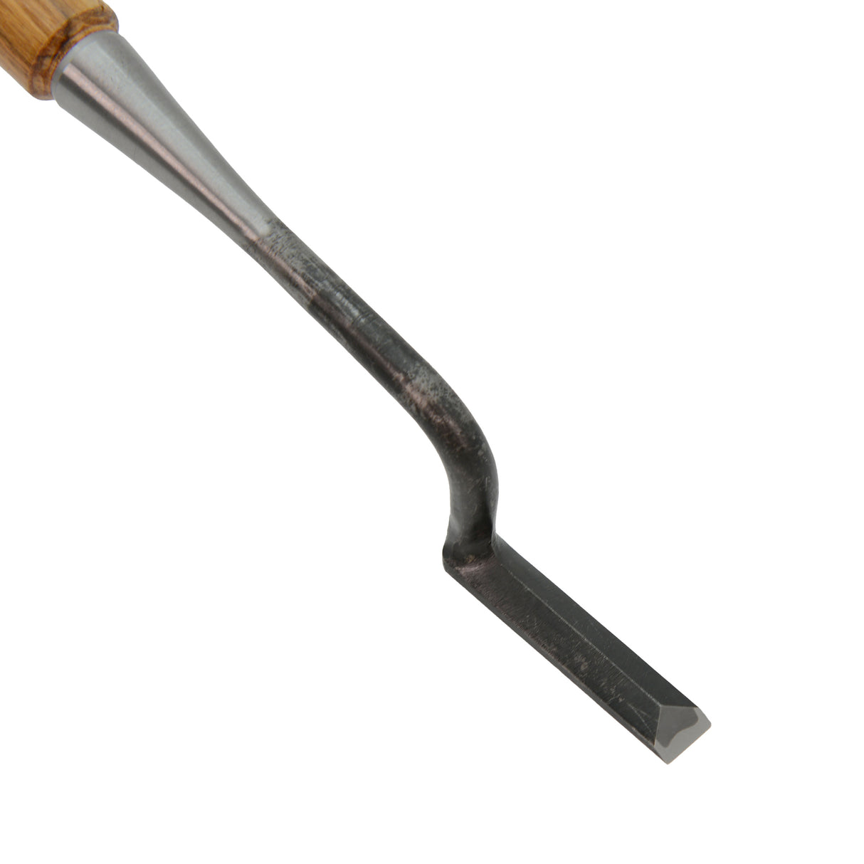 Yasaku Umeki Kotenomi Cranked-Neck Trowel Chisels White Paper Steel Red Oak Handle
