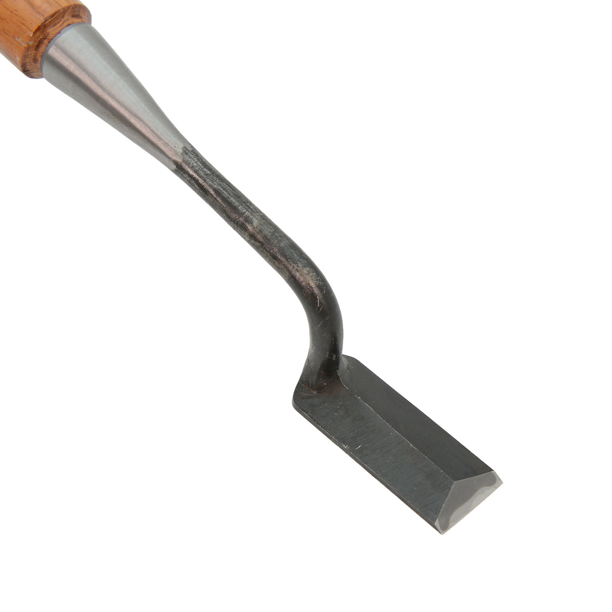 Yasaku Umeki Kotenomi Cranked-Neck Trowel Chisels White Paper Steel Red Oak Handle