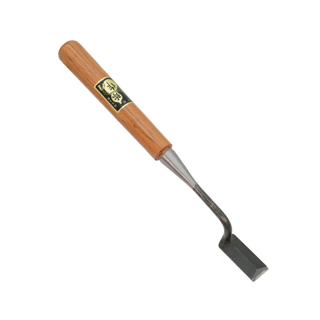 Yasaku Umeki Kotenomi Cranked-Neck Trowel Chisels White Paper Steel Red Oak Handle