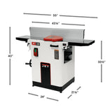 JET Tools 12in Combination Planer Thicknesser Helical Cutterhead 2250W