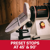 JET Tools 6x9in Belt Disc Sander 1100W with Cabinet Stand