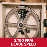 JET Tools 10in 375W Euro Style Bandsaw with Stand
