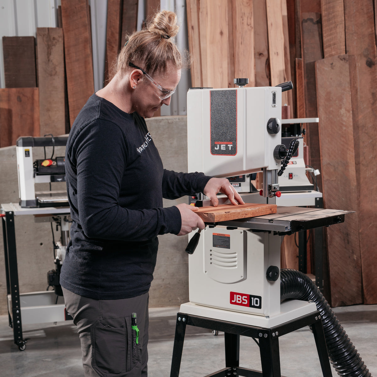 JET Tools 10in 375W Euro Style Bandsaw with Stand