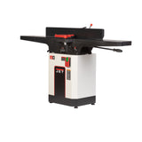 JET Tools 8in Black Jointer with Cabinet Stand Helical Cutterhead