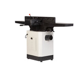 JET Tools 8in Black Jointer with Cabinet Stand Helical Cutterhead