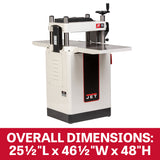 JET Tools 15in Thicknesser Helical Cutterhead 3HP Single Phase