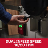 JET Tools 15in Thicknesser Helical Cutterhead 3HP Single Phase
