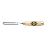 Kirschen Two Cherries Pointed Skew Chisel with Cranked Handle top view