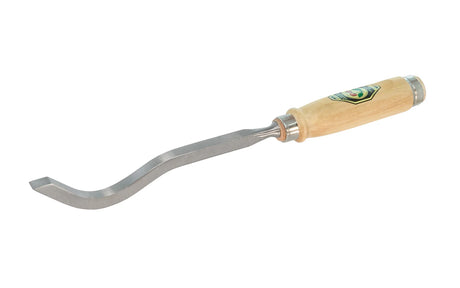 Kirschen 12mm Swan Neck Mortise Chisel with wooden handle 