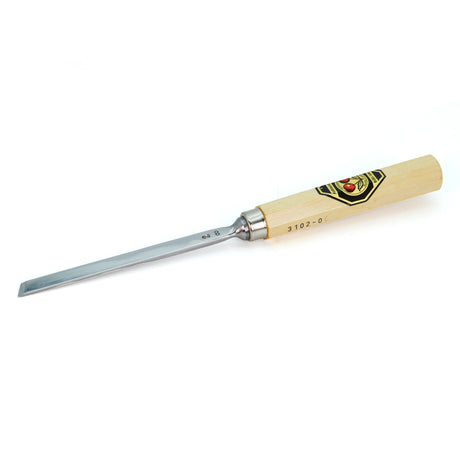 Kirschen Two Cherries Carving Tool Skew Chisel 8mm front