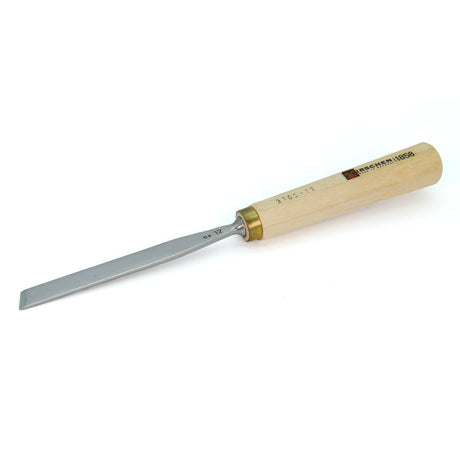 Kirschen Two Cherries Carving Tool Skew Chisel 12mm front
