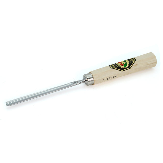 Kirschen Two Cherries Carving Tool #5 Flat Gouge 8mm front
