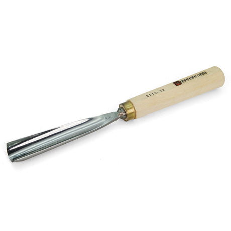 Kirschen Two Cherries Carving Tool Long #11 Gouge 22mm front