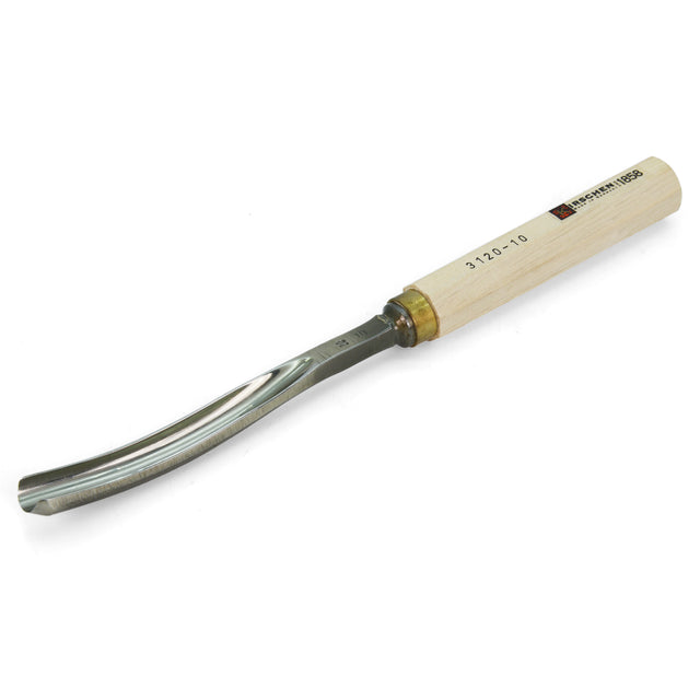Kirschen Two Cherries Carving Tool Long Blade #11 Long Bent Gouge 10mm