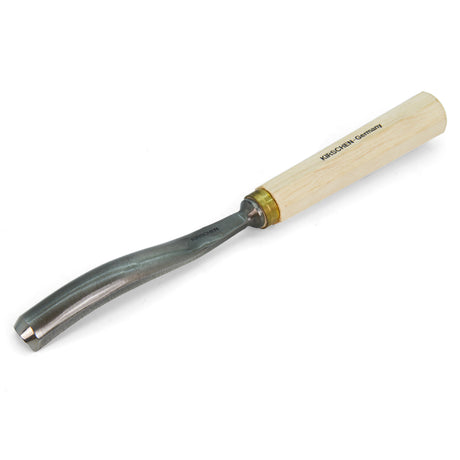 Kirschen Two Cherries Carving Tool Long Blade #11 Long Bent Gouge 14mm back