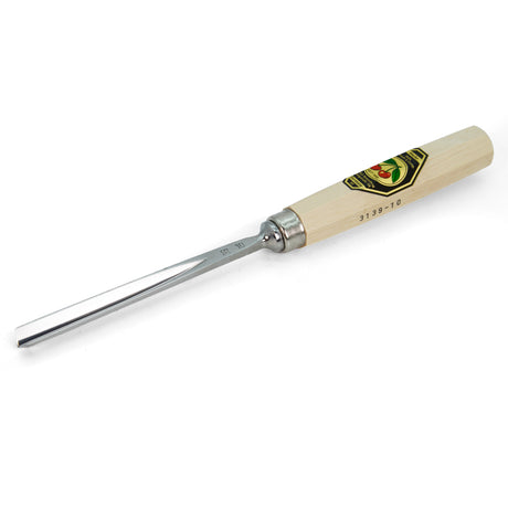 Kirschen Two Cherries Carving Tool #39 Straight V-Chisel 75 degrees 10mm back