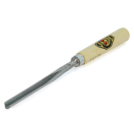 Kirschen Two Cherries Carving Tool #41 Straight V-Chisel 60 degrees 8mm front