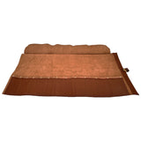 En Mina 12 Pocket Leather Chisel Roll Tan