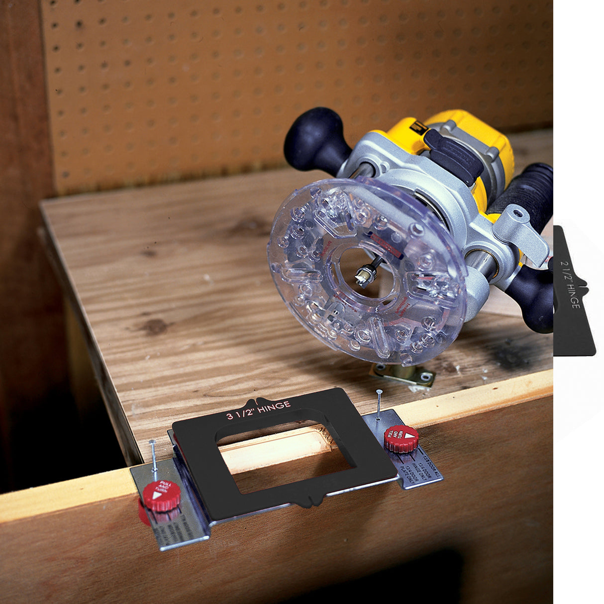 Milescraft HingeMate 350 Hinge Strike & Latch Plate Mortice Routing Jig
