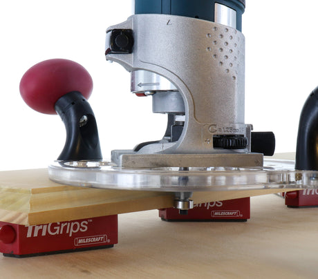 Milescraft Compact Sub-Base Set for Compact and Trim Routers Comfort Grip Handles
