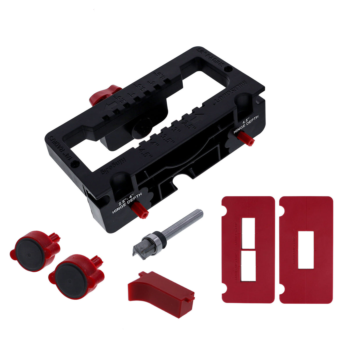 Milescraft HingeJig Self-Clamping Door Hinge & Latch Router Jig ...