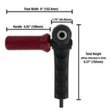 Milescraft Drill90Plus Right-Angle Drill Attachment with 3/8in Keyless Chuck