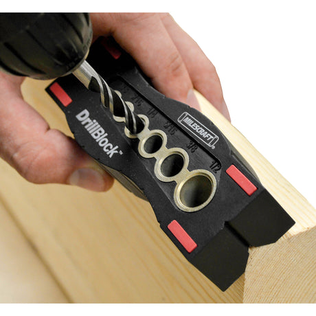 Milescraft DrillBlock Imperial Straight Drilling Guide