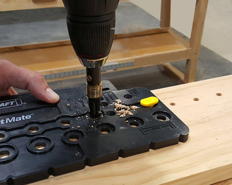 Milescraft CabinetMate Shelf Pin Drill Jig with Drill Bit