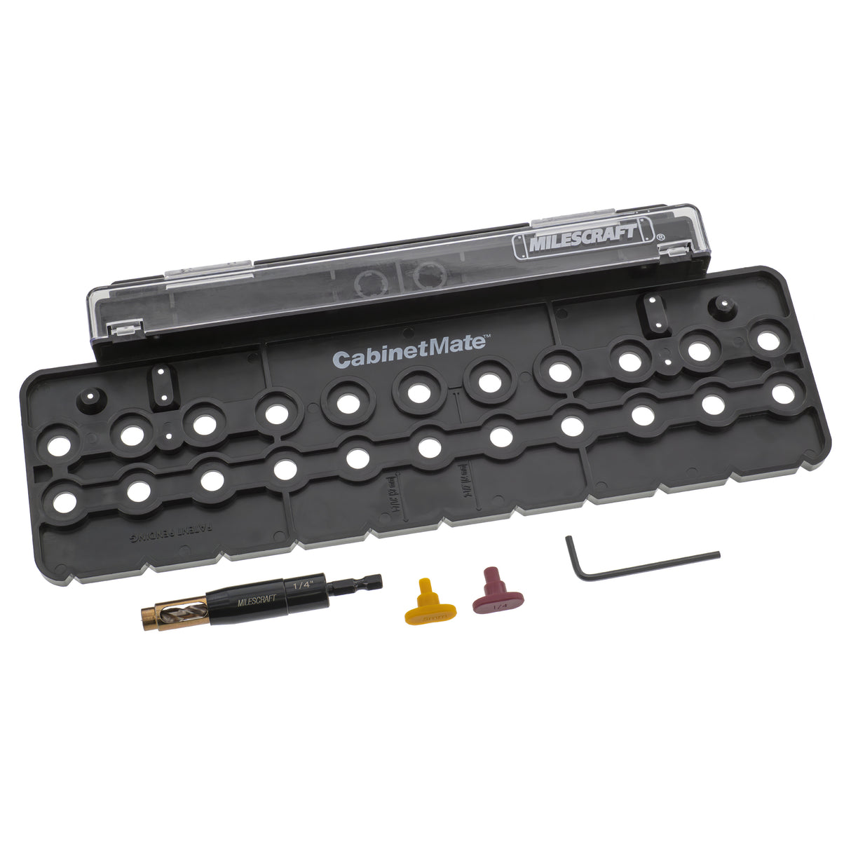 Milescraft CabinetMate Shelf Pin Drill Jig with Drill Bit
