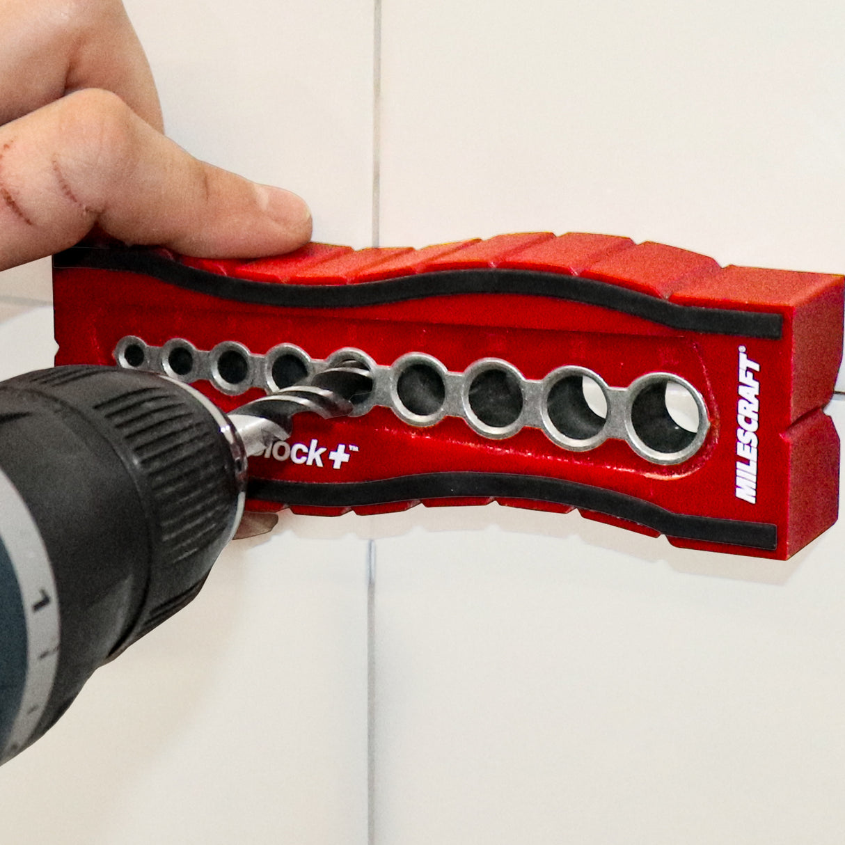 Milescraft DrillBlockPLUS Metric Drilling Guide Portable Jig