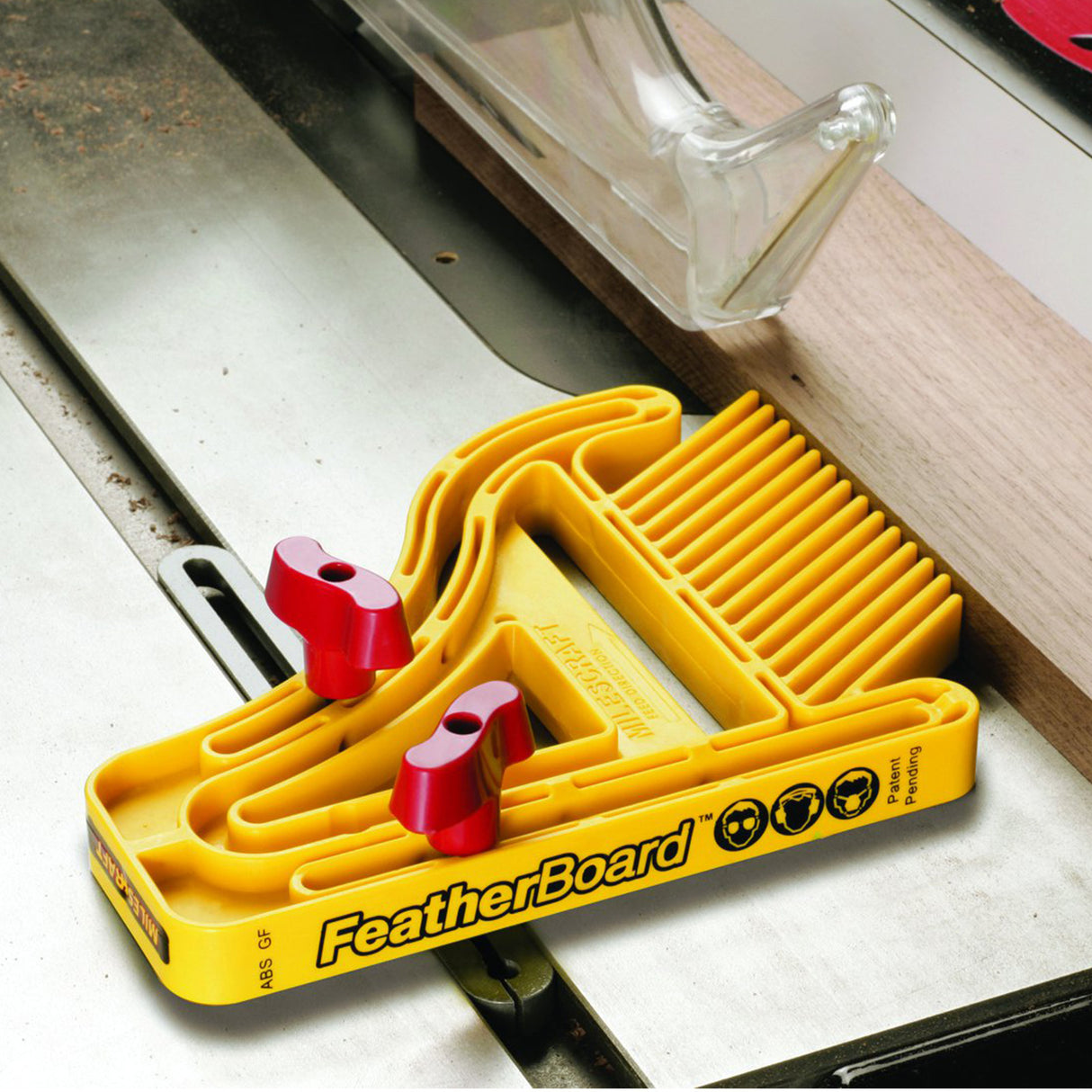 Milescraft Featherboard includes 5/8in & 3/4in Mitre Bars plus T-slot Bolts