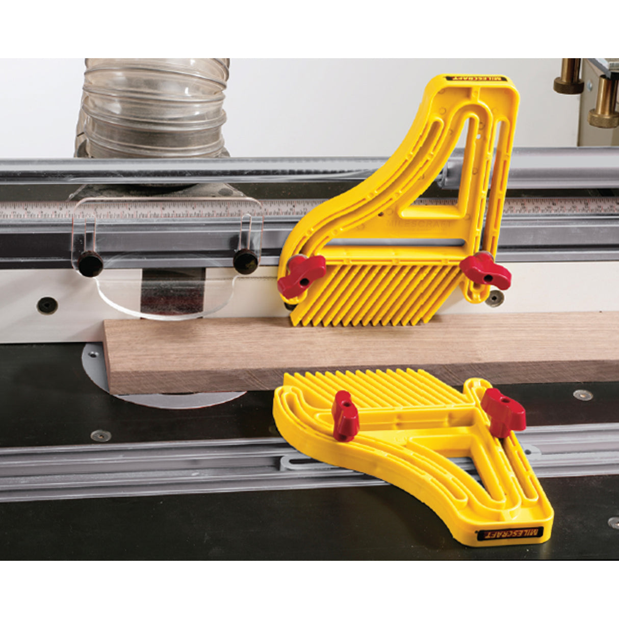 Milescraft D/T Featherboard Stacked 5/8in & 3/4in Mitre Bars plus T-slot Bolts