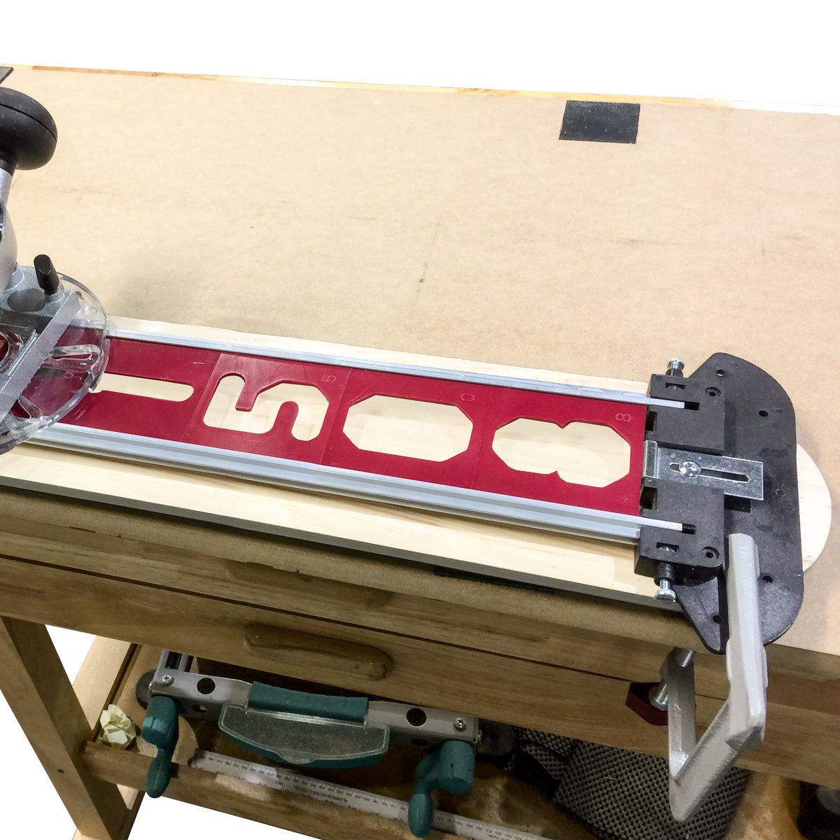 Milescraft 1 1/2in & 2 1/2in Vertical Number Templates for SignPro Sign Making Set