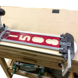 Milescraft 1 1/2in & 2 1/2in Vertical Number Templates for SignPro Sign Making Set