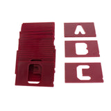 Milescraft 1 1/2in Vertical Letters Signmaking Router Template Set