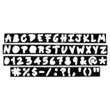 Milescraft 1 1/2in & 2 1/2in Happy Camper Letters Signmaking Router Template Set