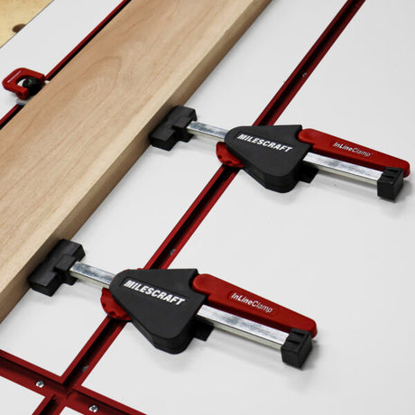 Milescraft T-Trax48 Universal T-Track Rail System 48in 1220mm Long Aluminium Pack of 2