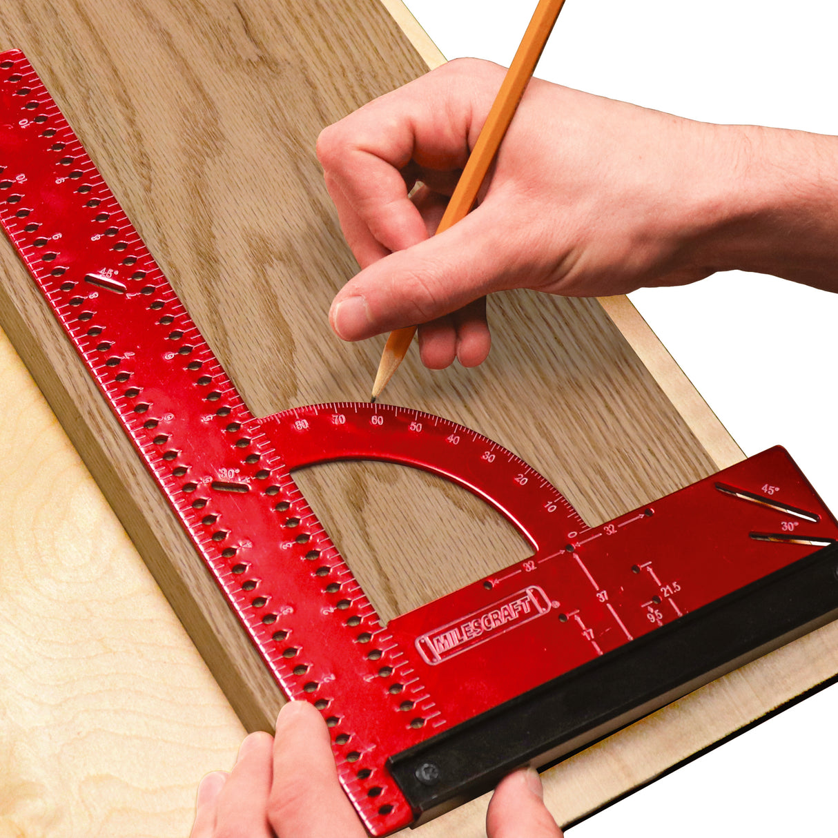 Milescraft MC-Square300 Carpenter's Square 300mm with Angle Finder Metric