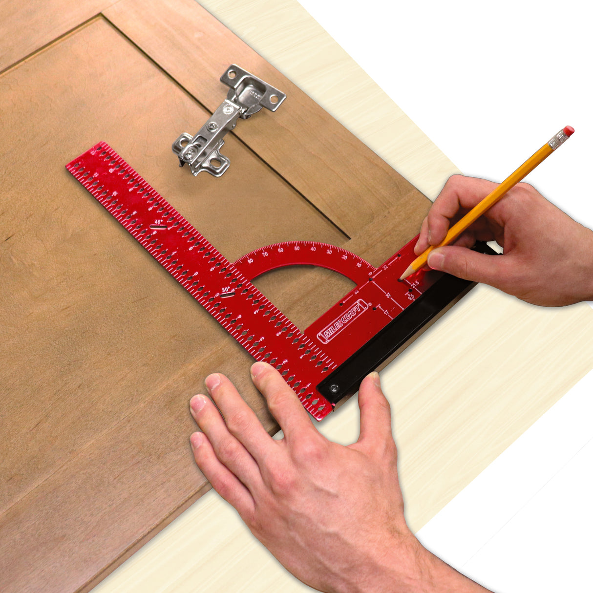 Milescraft MC-Square300 Carpenter's Square 300mm with Angle Finder Metric