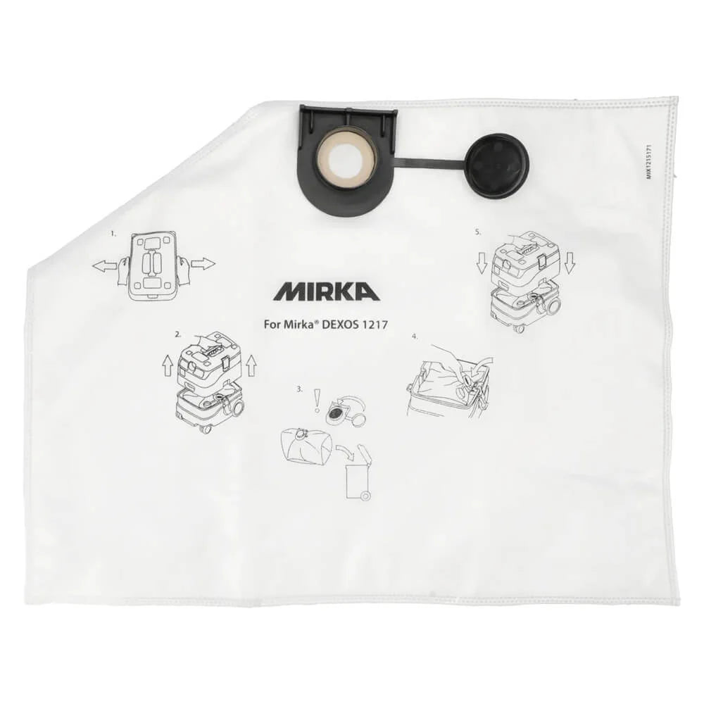 Mirka Fleece Dust Bag for DEXOS 1217 Vacuum Dust Collector