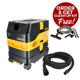 Mirka DEXOS 1217 M Class AFC Dust Extractor with 4m Hose Plus Clean-Up Kit