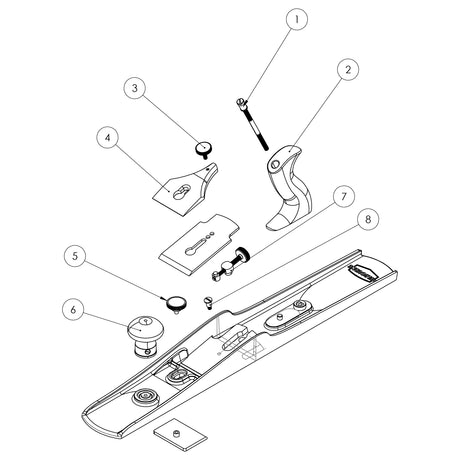 Melbourne Tool Company Low-Angle Jointing Plane Spare Parts