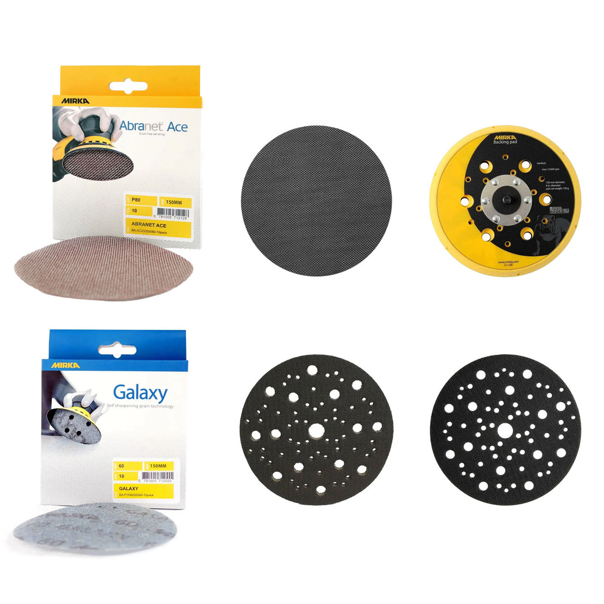Mirka 150mm Coarse Sanding Bundle