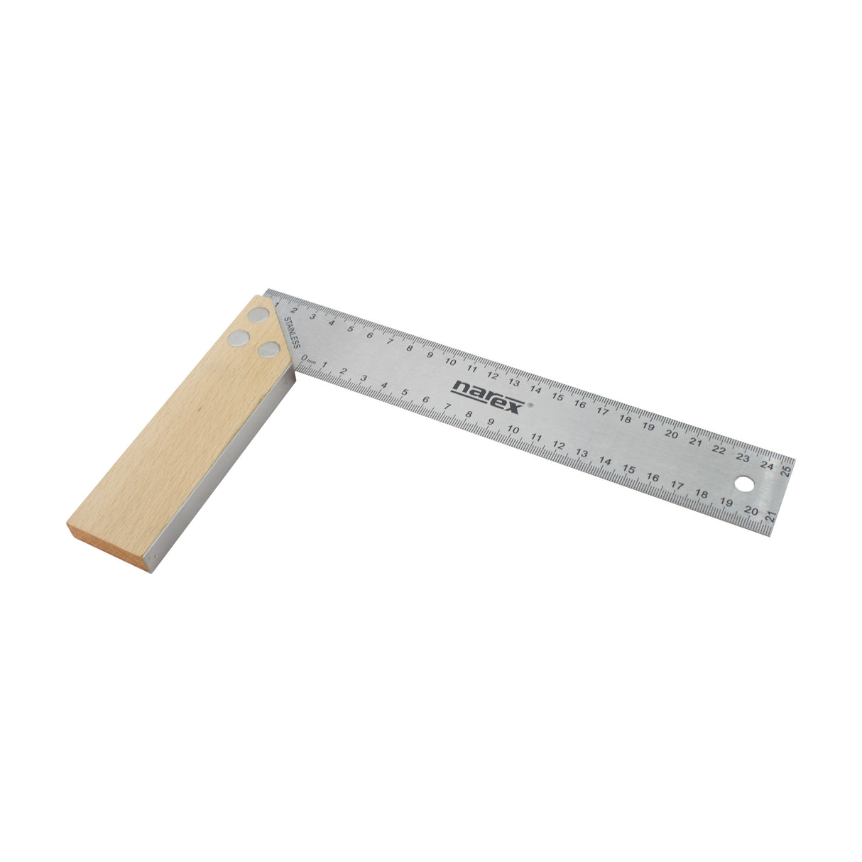 Narex Metric Try Square 250mm Beechwood Handle