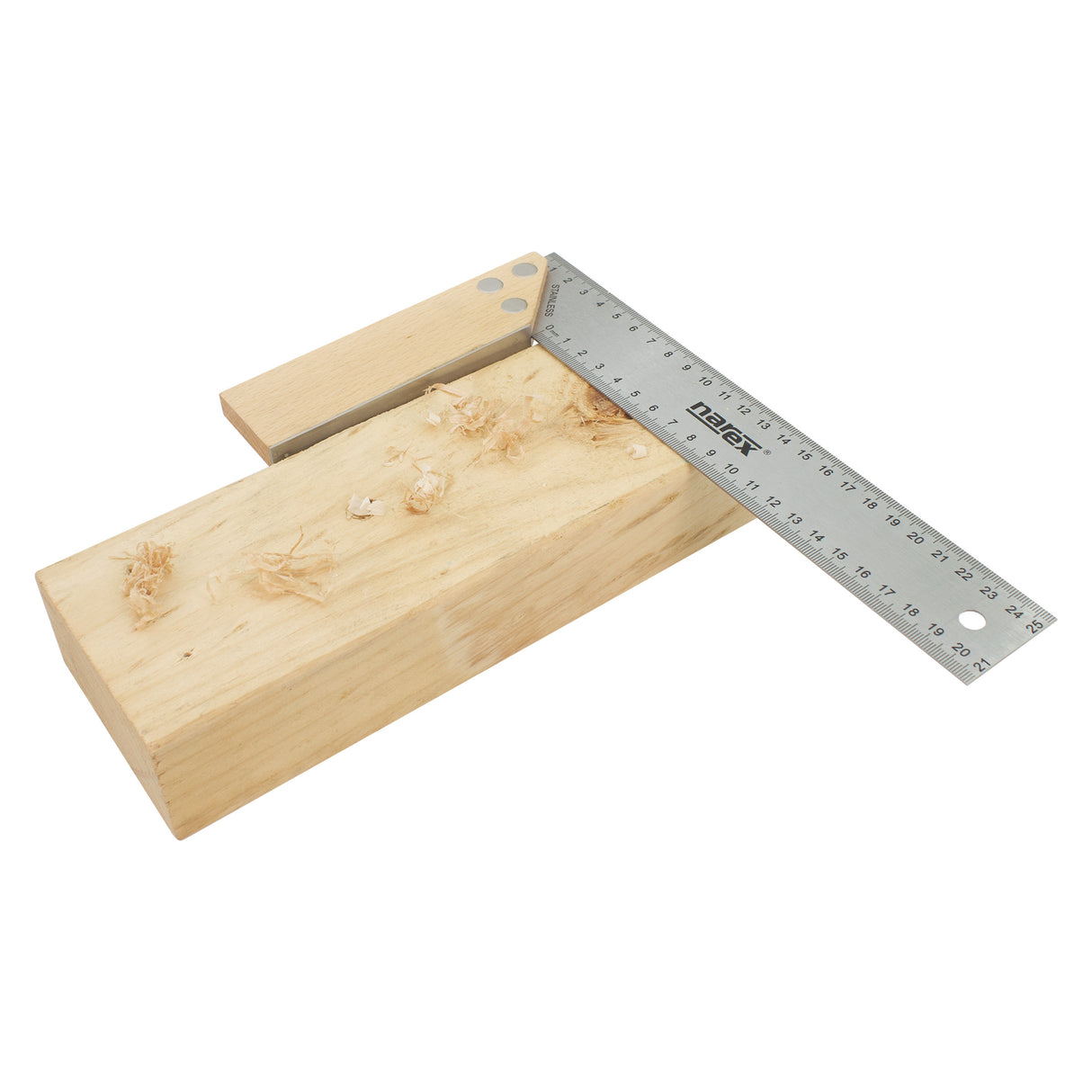 Narex Metric Try Square 250mm Beechwood Handle
