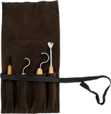 Narex Set of 4 Spoon Carving Tools in Leather Roll